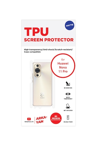 Huawei Nova 11 Pro Mat Arka Ve Yan Kaplama Hd Film