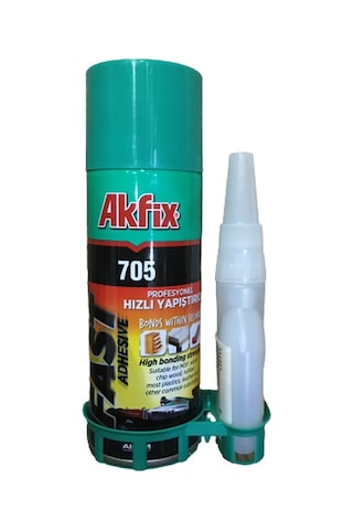 Akfix 705 Mdf Kit Hızlı Yapıştırıcı 200Ml+50Gr