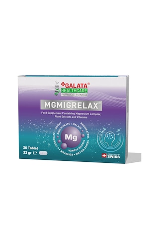 Galata Healthcare Mgmıgrelax 30 Tablet