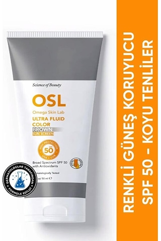Osl Ultra Fluid Color Brown Spf50+ 50 Ml