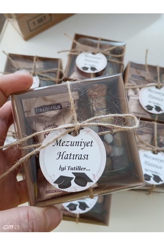 Farklı Market Kahve Ve Çakıltaşı Çikolata Hediye Kutulu 5 Adet