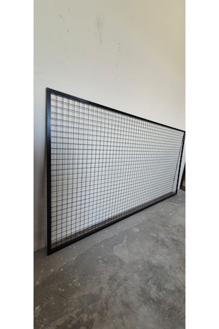 Raf Tel Pano Stand Duvar Askılığı - Ayakkabı Askılığı - 100 Cm X 200 Cm - - -sık Telli -