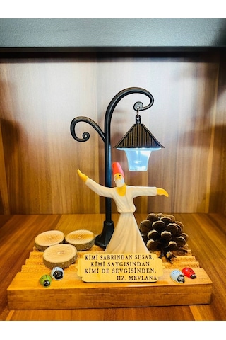 Mevlana Sözleri Resimli, Mevlana, Rumi, Dini Hediye Dekor Lamba
