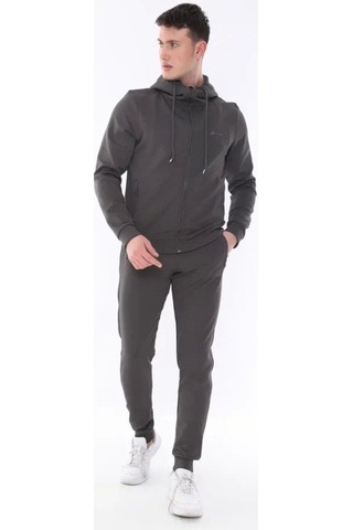 Erkek Scuba Fermuarlı Sweat Takım Antrasit