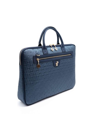 Silver & Polo Silver Polo Lacivert - Lacivert Logolu Kadın Laptop Ve Evrak Çantası Sp1175