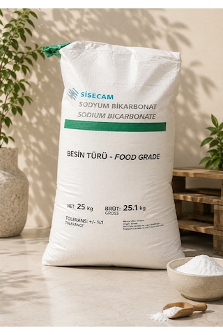Şişecam Saf Karbonat İçilebilir Sodyum Bikarbonat 25 KG