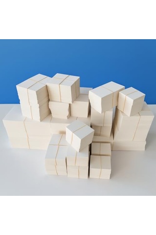 5x8 Cm Boş Kartlar, 300 Gr Amerikan Bristol, 50 Adet, Beyaz, Not Kartı Ve Kartvizit İçin