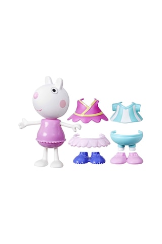 Peppa Pig Ve Ailesi Kıyafetli Figür Seti Suzy Sheep Peppa Pig