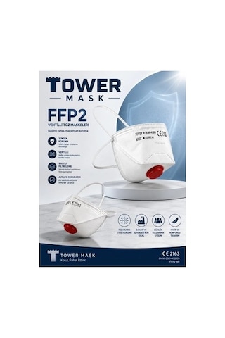 Tower Ffp2 Ventilli Toz Maskesi