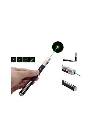 Yeşil Pointer Güçlü Işın Uzun Menzil Kompakt Tasarım