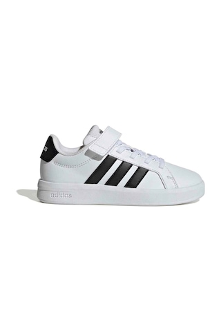 Adidas Grand Court 3.0 El C Çocuk Spor Ayakkabı Beyaz - Siyah