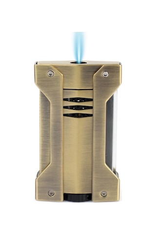 Conquistador Tek Torch Pürmüz Bronz Siyah Defi Extrem Dizayn Metal Puro Çakmağı Cnq-020