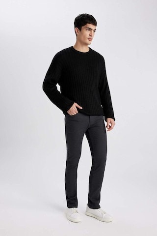 DeFacto Relax Fit Bisiklet Yaka Basic Düz Triko Kazak B9723AX24SPBK81