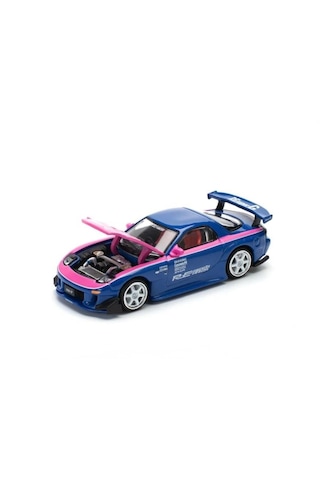 Pop Race Mazda Rx7 Re-amemiya Blue Pınk 240 1/64