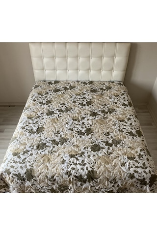 Kapitoneli Battal Boy Çok Amaçlı Örtü Pike Venedik- 200x220 Cm Diğer