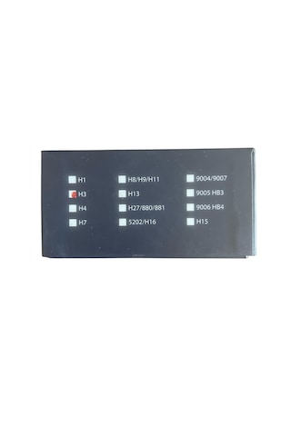 H3 Led Xenon 12v V6 Prof