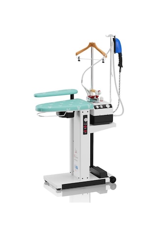 Gazzella "tiny Mini" Kazanlı Tip Portatif Ütü Masası- Ayak Pedallı / Mağaza Tipi - 60 Cm Turkuaz