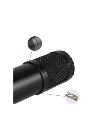 Kondanser Mikrofon, Ses Kaydı Ve Yayın İçin Uygun, +48v Phantom Power