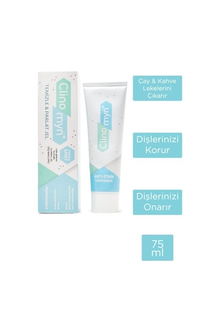 Clinomyn Fresh Temizleme Parlatma Jel Diş Macunu 15 x 75 ML