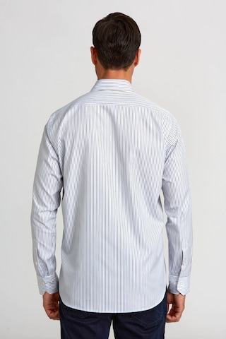 Bisse Erkek Regular Fit Çizgili Spor Gömlek Mavi Gm23k232014 C35 Mavi
