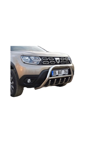 DACİA DUSTER KROM ÖN TAMPON KORUMA PASLANMAZ ÇELİK TÜM MODELLERLE UYUMLU
