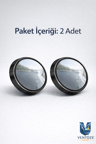 2'li Ayarlanabilir Kör Nokta Ayna Seti 360 Geniş Açı Yan Dikiz Park Yardımcısı