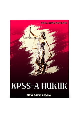 Kpss-a Hukuk Sınavlarına Hazırlık Kitabı Spiralli