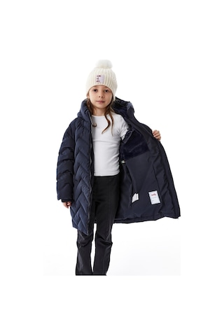 Benitto Kids Kız Çocuk Kapüşonlu Kışlık Şişme Mont 51353 Lacivert
