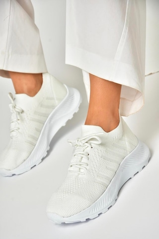 Fox Shoes U239004004 Beyaz Kumaş Spor Ayakkabı Sneakers Beyaz-kumaş Beyaz