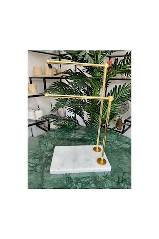 Mermer Ayaklı Metal Banyo El Havluluk Kağıt Havluluk Standı-85 Çok Renkli Mermer Ayaklı Metal Banyo El Havluluk Kağıt Havluluk Standı-85 Çok Renkli