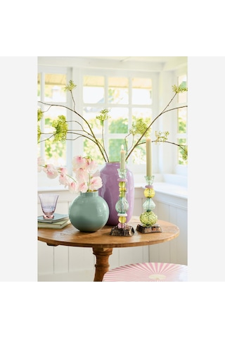 Pip Studio Yeşil Cam Şamdan 28 Cm