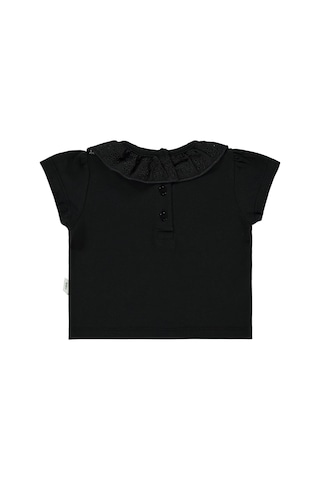 Civil Baby Yaka Brodeli 6-18 Ay Tişört - Siyah