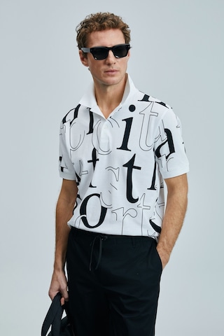 Lufian 111040219 Dıamond Smart Erkek Polo Tişört Erkek T-shirt Beyaz