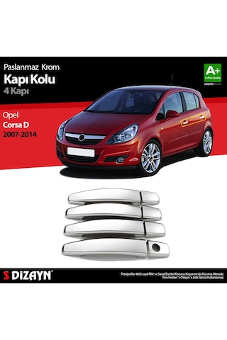 Opel Corsa D Krom Kapı Kolu 4 Kapı 2007-2014