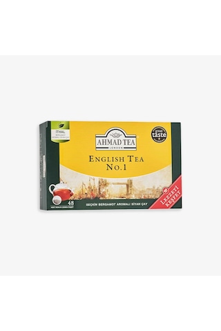 Ahmad Tea English Tea No.1 Demlik Poşet Çay 48 Li 153 G