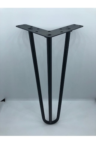 METAL,3 MİL 32*12*12 CM SİYAH,SEHPA,PUF ,MOBİLYA AYAĞI ( 4 ADET)