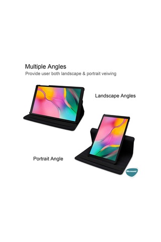 Microsonic Samsung Uyumlu Galaxy Tab S7 T870 Kılıf 360 Rotating Stand Deri