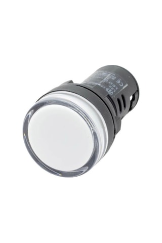 Tork Ad16ds-220b 220v Ac 22mm Beyaz Led Sinyal Lambası