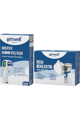 Getwell Kızıl Ötesi Temassız Alından Ateş Ölçer + Nebulizatör