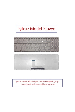 Beyaz-ışıksız, Notebook Klavye - Toshiba Satellite L50-b-1ng Muadili İle Uyumlu