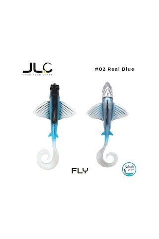Jlc Fly 170 Set 17cm 180gr 02 Real Blue Silikon Balık