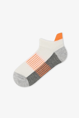 Penti Renkli Erkek Çocuk Neon Orange Gray 3'lü Tab Patik Çorap