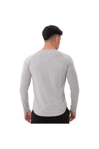 Musclecloth Elite Reglan Uzun Kollu T-shirt Gri Melanj Gri