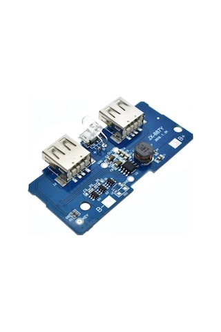 Powerbank Şarj Devresi, 5v 2a Charger Modül, Lityum Batarya, Mikro Usb İki Port,