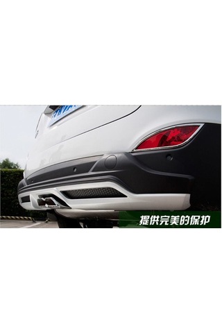 Hyundai İx35 2010- Ön ve Arka Koruma Çift Çıkış Egsozlu Egzozlu