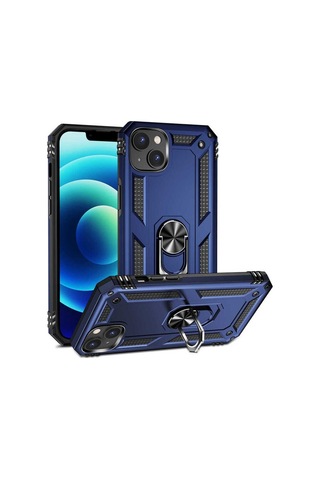 Apple Uyumlu iPhone 14 Plus Kılıf Zore Vega Kapak Mavi