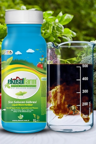 Ekosol Farm Sıvı Solucan Gübresi 2 x 1 L