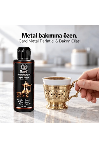 Gard Metal Parlatıcı & Bakım Cilası 125 ML