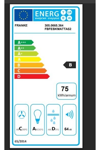 Franke Box Flush Evo FBFE BK MATT A52 Gömme Davlumbaz