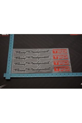 Toyota Trd Racing Development Kapı Kolu Ayna Torpido Sticker (547208711)